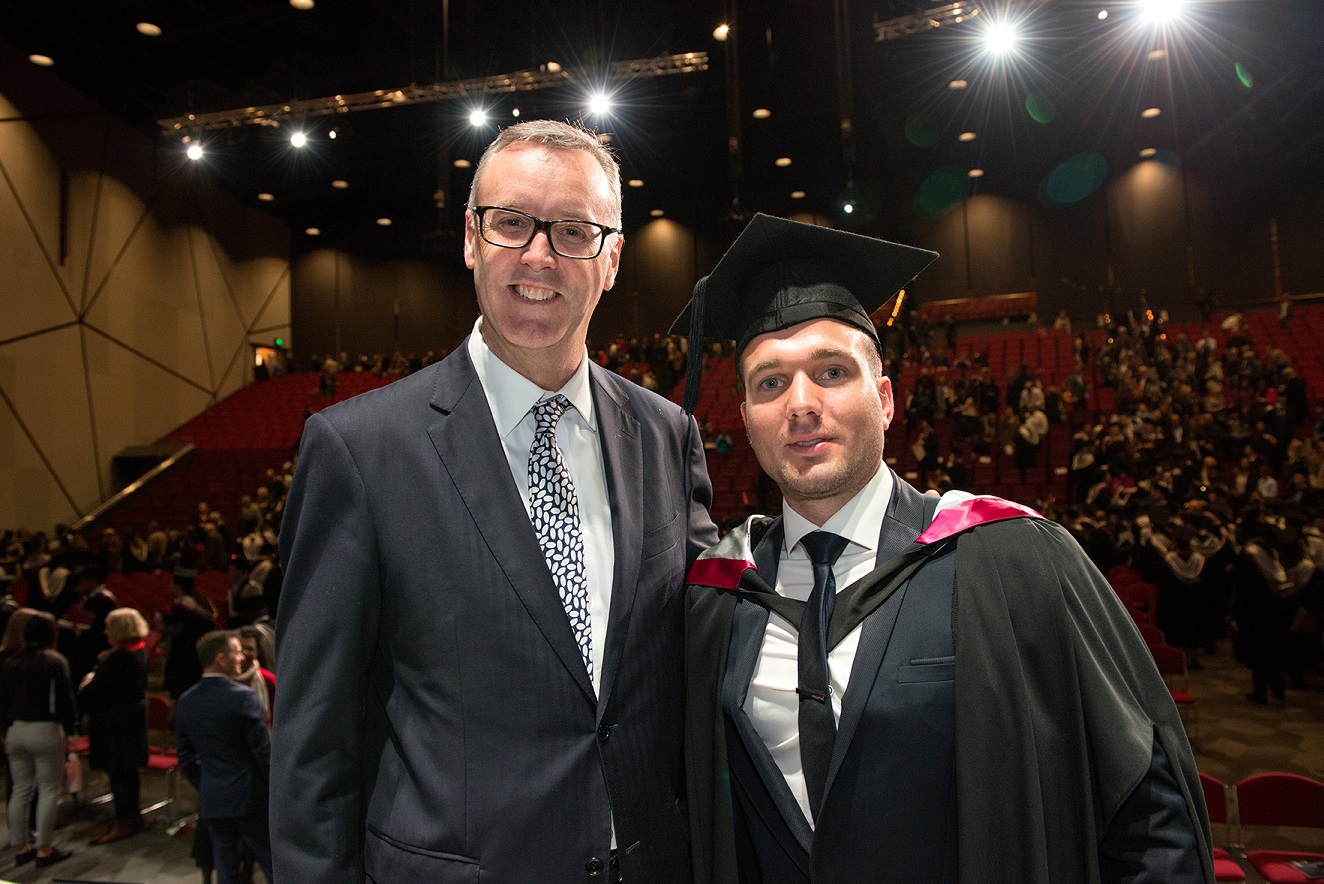 AIB CEO Paul Wappett and Vaughan Copping